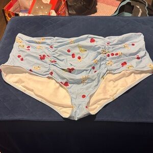 Torrid Blue Floral Cherry Bikini Bottoms****FINAL MARKDOWN****